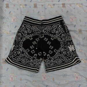 AMIRI Black Knit Shorts